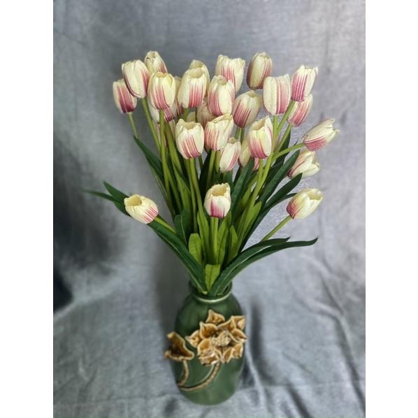 Cành hoa tulip 3 bông đủ màu