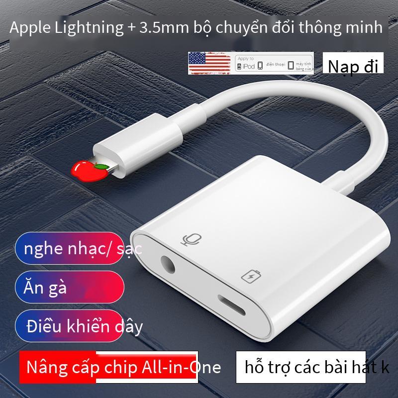 Bộ chuyển đổi tai nghe iPhone Lightning sang 3.5mm điện thoại di động được ưa chuộng nhất Cáp bộ chuyển đổi âm thanh hai trong một của Apple