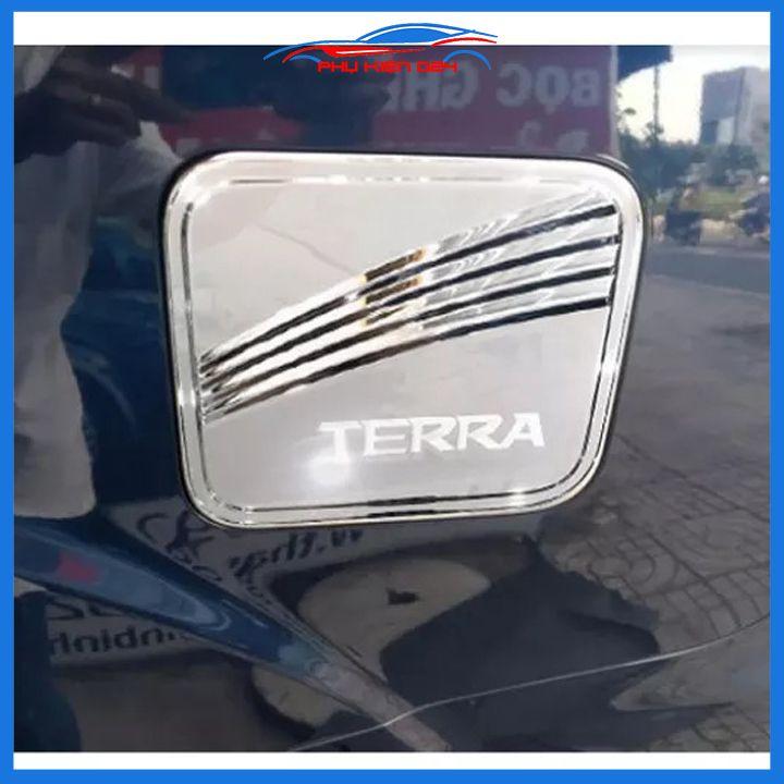 Ốp nắp bình xăng Terra 2018-2019-2020 mạ crom chống trầy trang trí ô tô