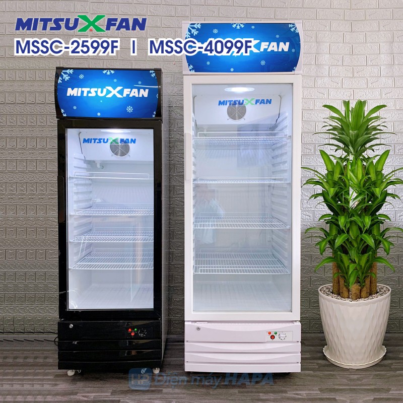 Tủ Mát Cao Cấp MITSUXFAN MSSC-2599F 250 Lít, Digital Inverter, Công Nghệ LOW-E, Kính Cường Lực Kép - Hàng Chính Hãng