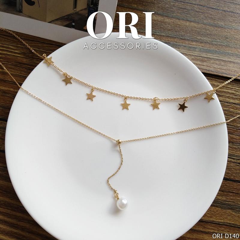 Dây chuyền Choker nữ The Galaxy thời trang độc đáo ORI ACCESSORIES D140