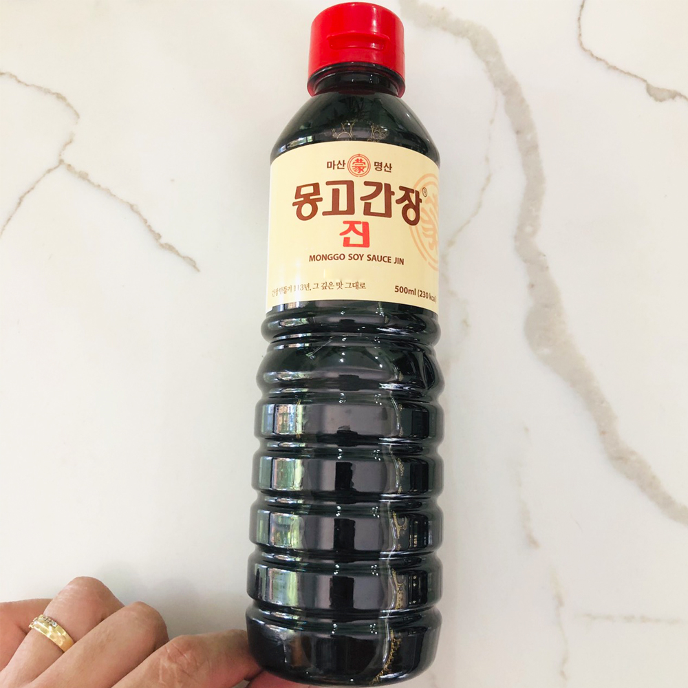 Nước Tương Monggo Jin Hàn Quốc 500ml (Monggo Soy Sauce Jin)