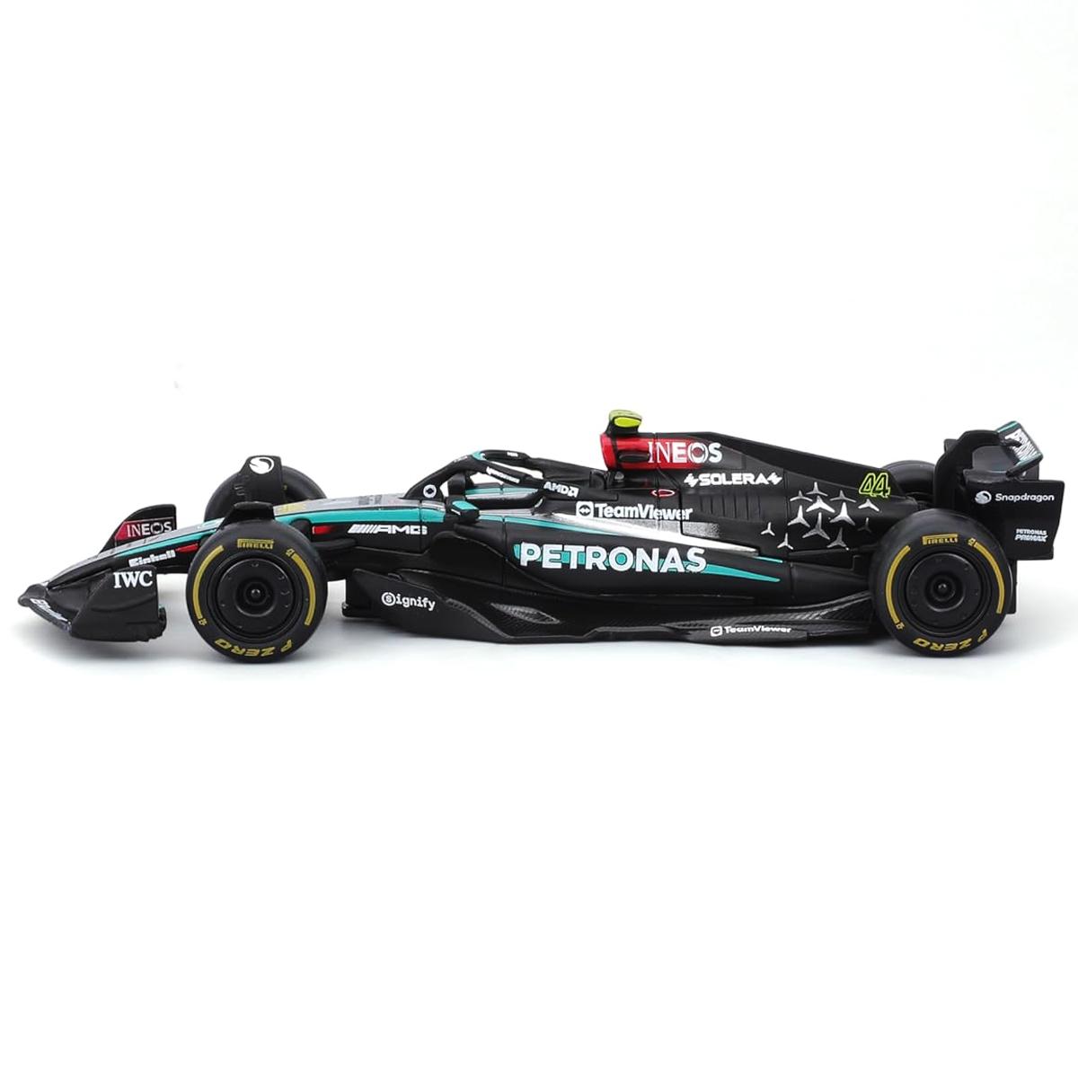 Đồ Chơi Mô Hình Xe Đua F1 Mercedes-AMG - Petronas F1 W15 Team 2024 Tỉ lệ 1:43 - Bburago 44/18-38208