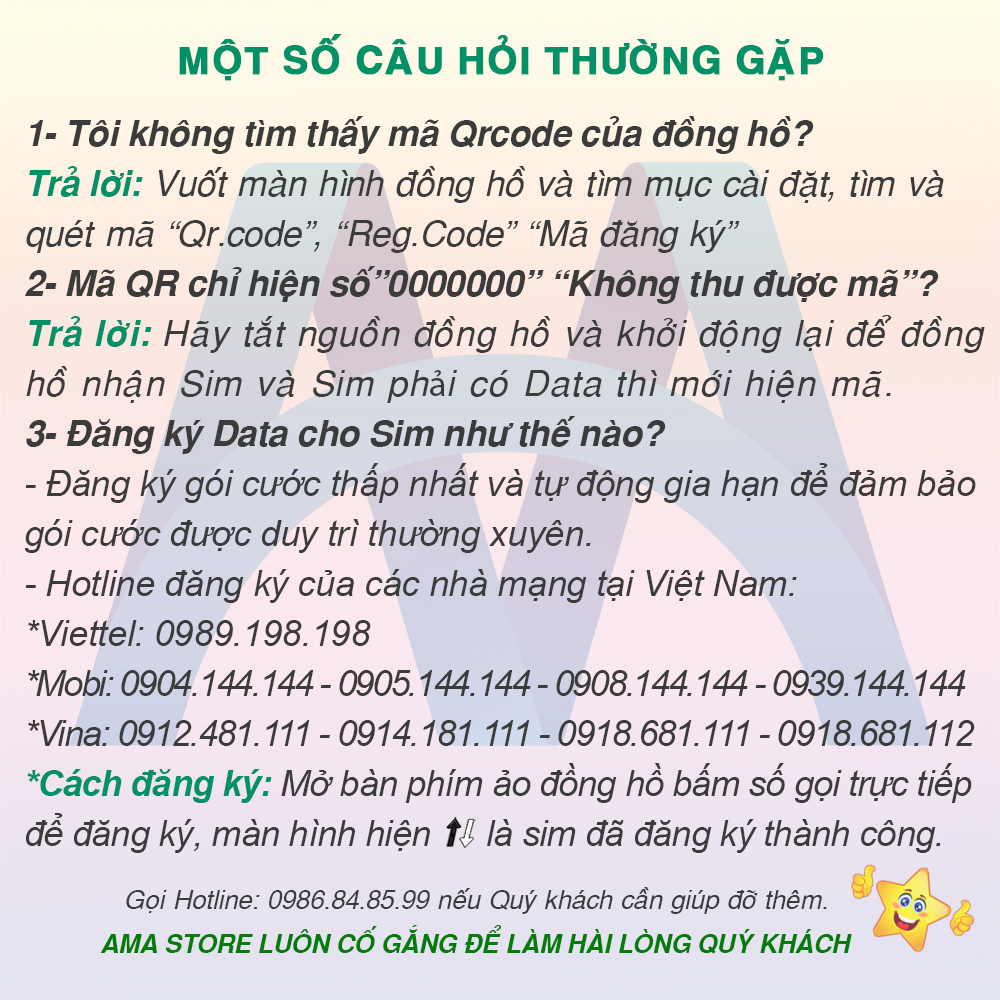 Đồng hồ Thông minh Định vị có Rung, gọi Điện thoại, Video Call, thay được Nhạc chuông AMA Watch D36 Tiếng Việt dành cho Trẻ em, Học sinh Hàng nhập khẩu