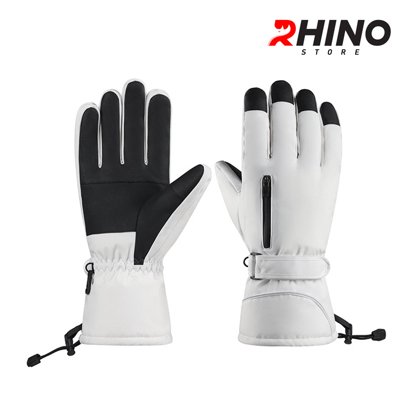 Găng tay nam nữ giữ ấm Rhino G906 chống gió, lót lông cừu