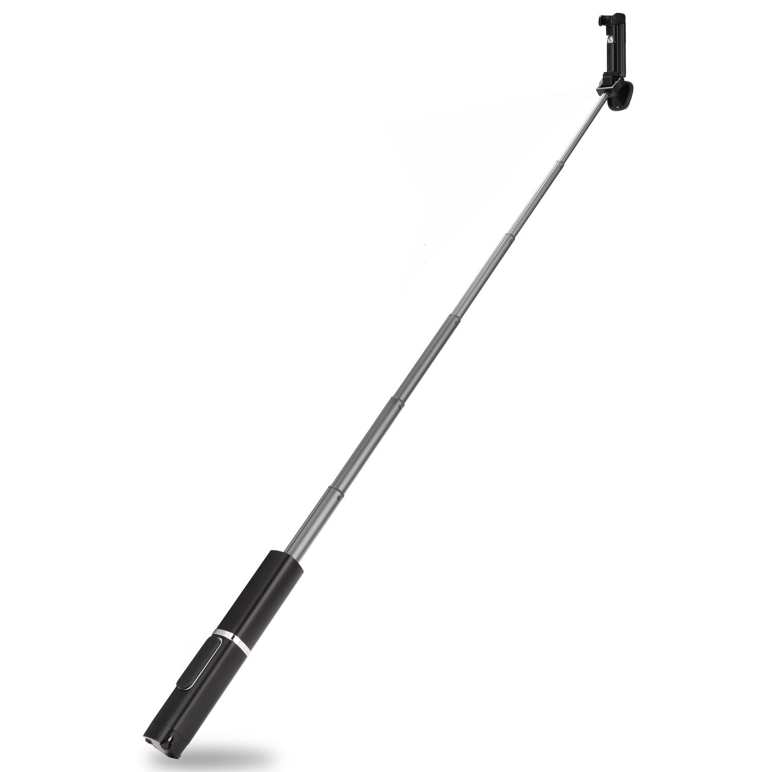 Gậy chụp ảnh tự sướng Monopod không dây đa chức năng dành cho điện thoại di động Có thể gập lại-Màu bạc