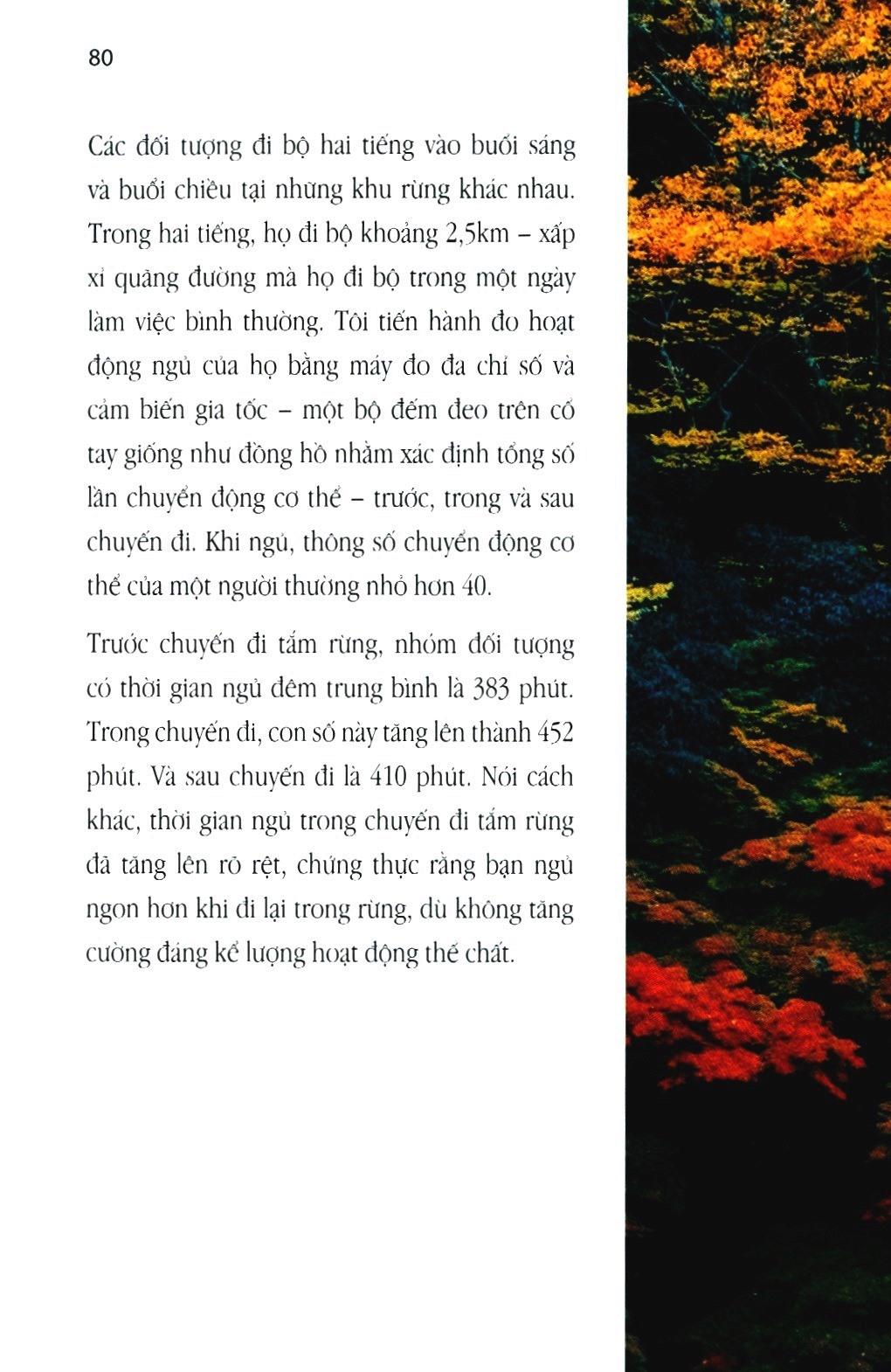 Sách Shinrin Yoku - Nghệ Thuật Tắm Rừng Của Người Nhật