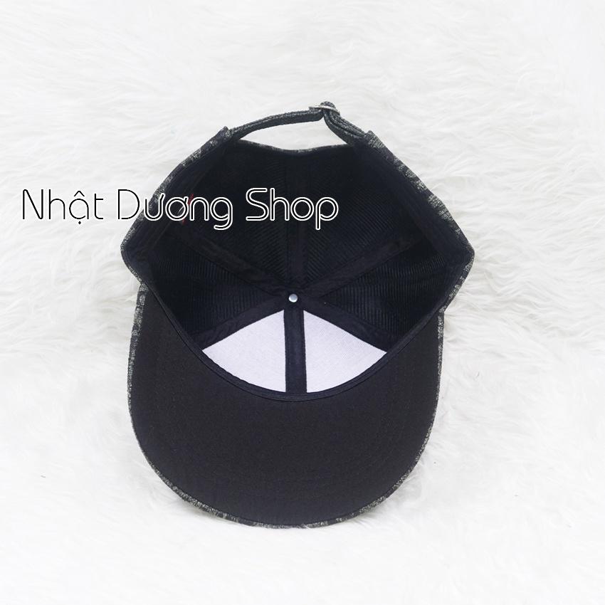 Mũ lưỡi trai, Nón kết thêu chữ D'- Chất liệu vải cotton cao cấp, có may tem phía trong phù hợp cho giới trẻ hiện nay.