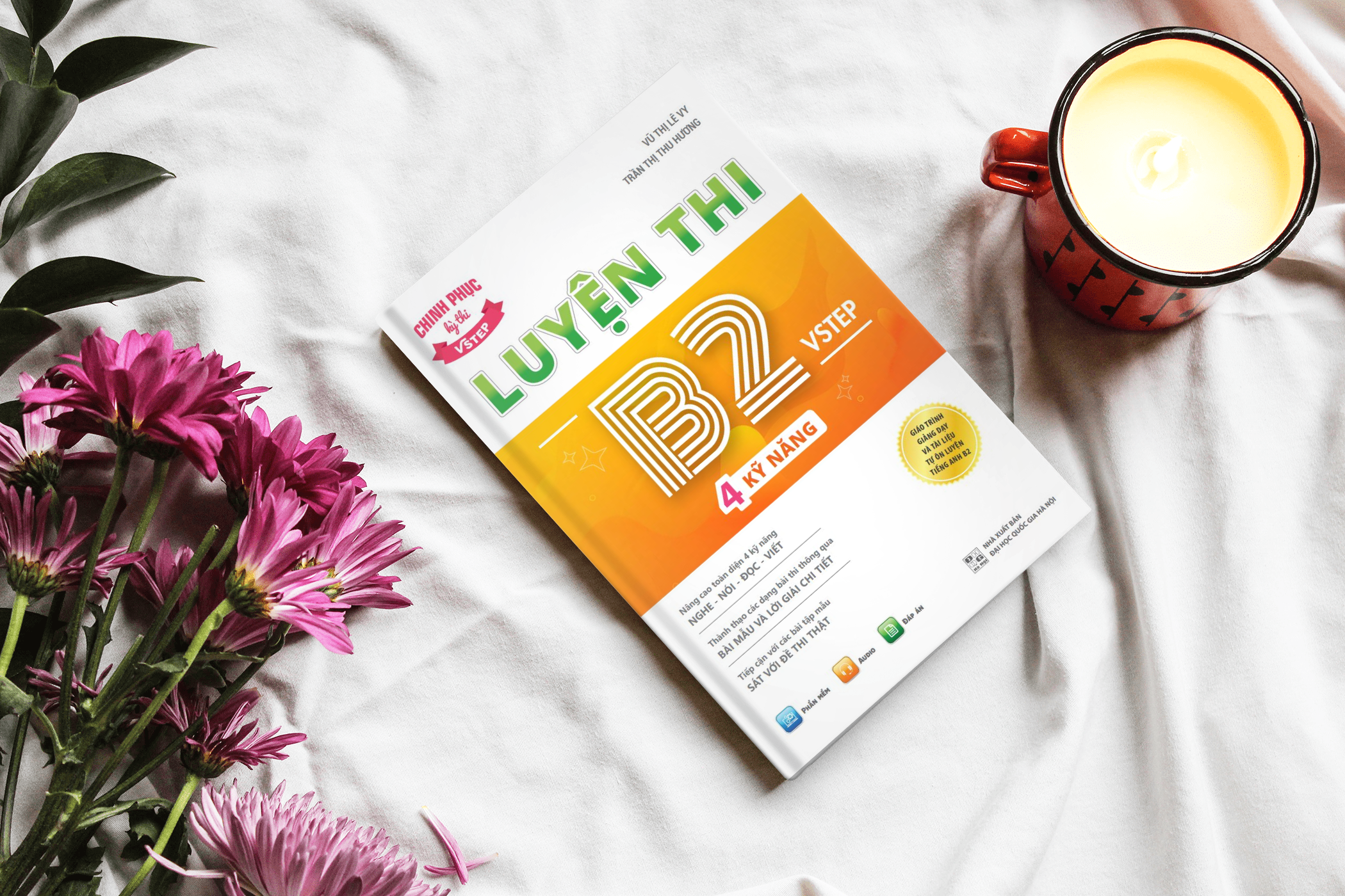 Sách Luyện thi B2 Vstep 4 kỹ năng - Ôn thi chứng chỉ tiếng Anh bậc 4 khung năng lực Ngoại ngữ 6 bậc Việt Nam