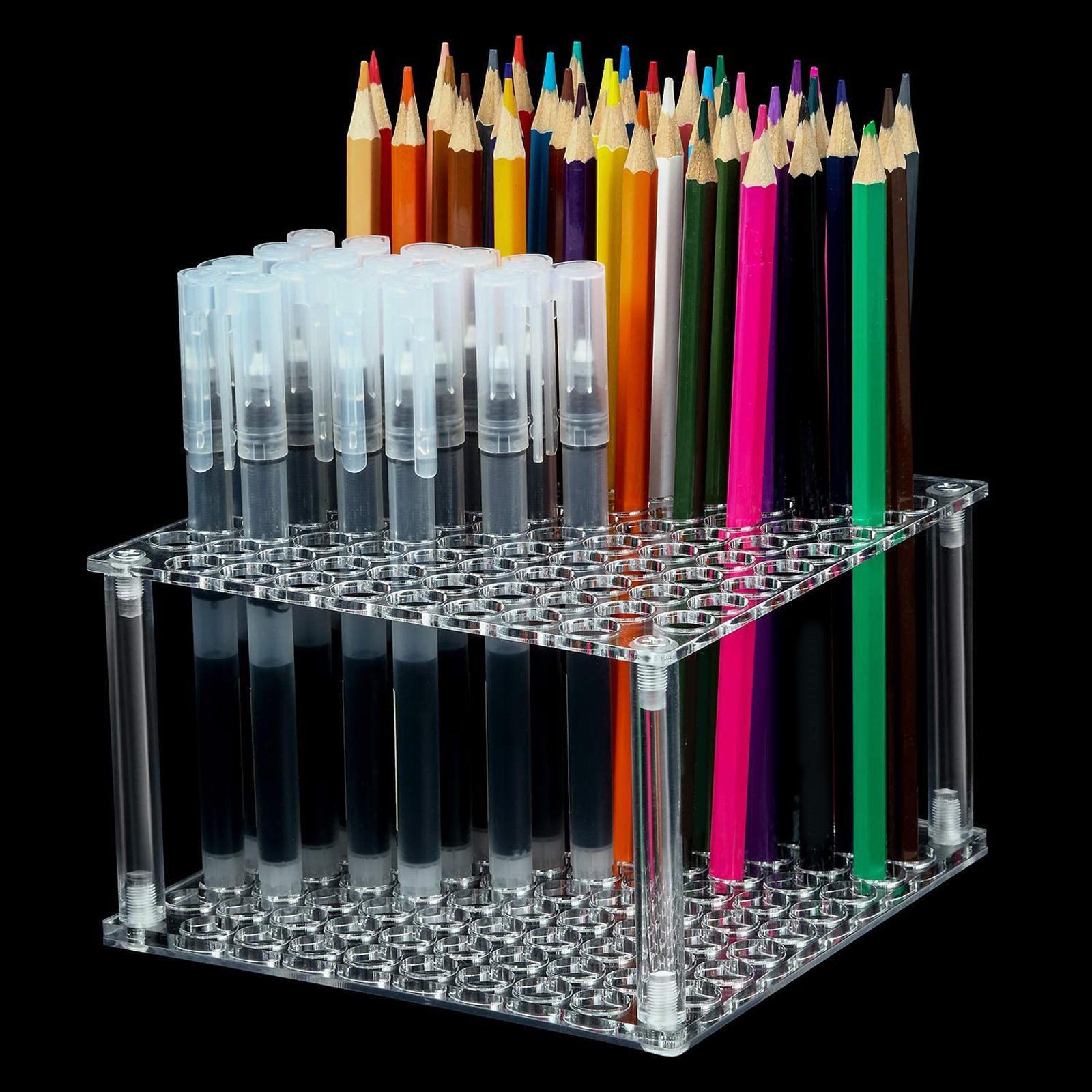 Acrylic Cosmetic Brushes Storage Organizer Rack for Makeups Cosmetic Brushs