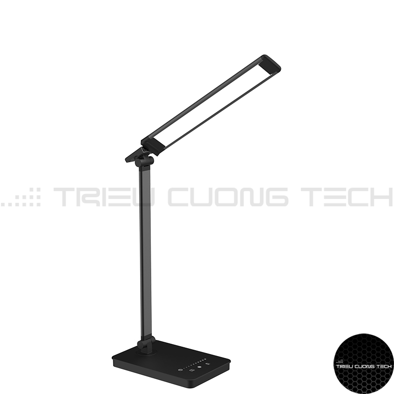 Đèn Bàn Học Led Bảo Vệ Mắt Chống Cận Làm Việc - Đọc Sách - Học Tập - 2 Trục Gập Gọn Tiện Lợi - 5 Cấp Độ Ánh Sáng
