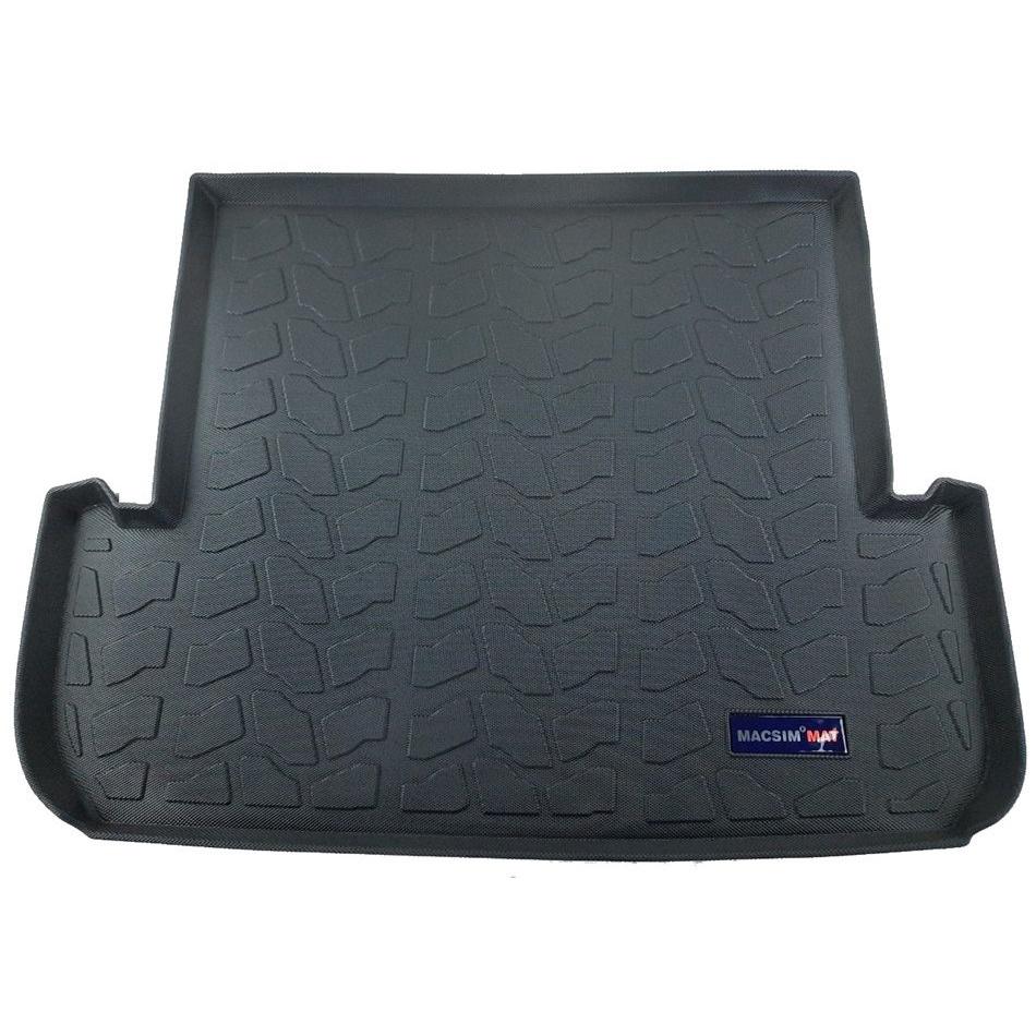 Thảm lót cốp xe ô tô Mitsubishi Pajero 2011-2016 nhãn hiệu Macsim chất liệu TPV cao cấp màu đen