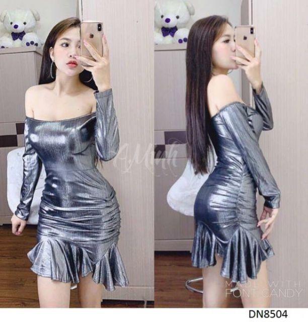 Đâm bẹt vai đuôi cá da nhũ sexy