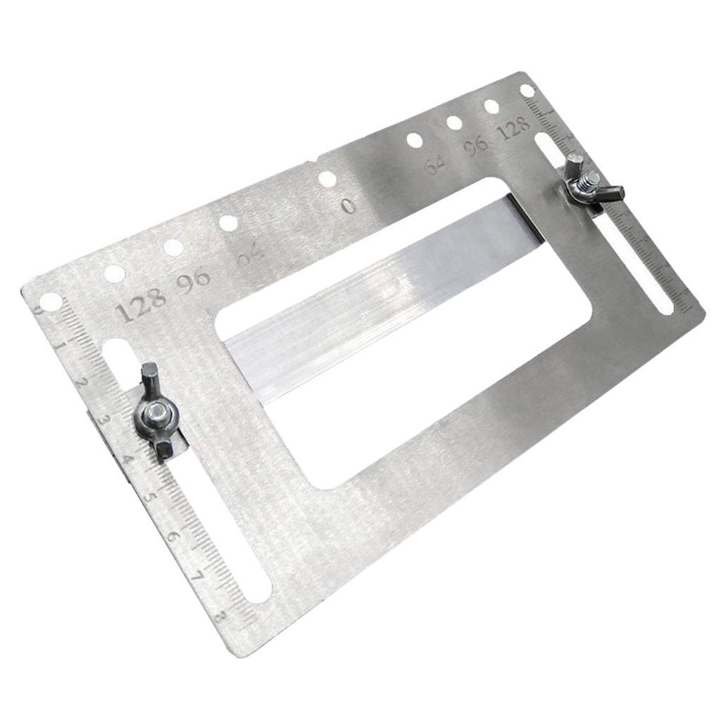 Drill Guide Punch Locator Carpentry Hole Wardrobe Hardware Jig Drawer Tool
