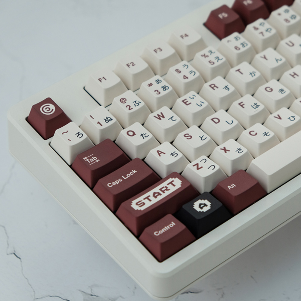 Keycap Cho Bàn Phím Cơ Gameover Đỏ thick PBT Cherry Profile 141 Phím