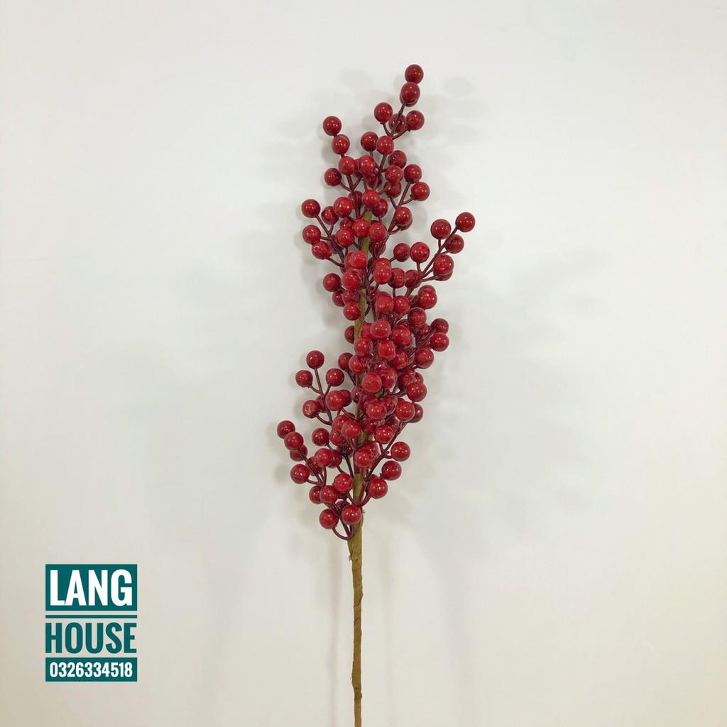 Hoa Giả Hoa Lụa - CÀNH ĐÀO ĐÔNG ĐẠI DÀI 80CM