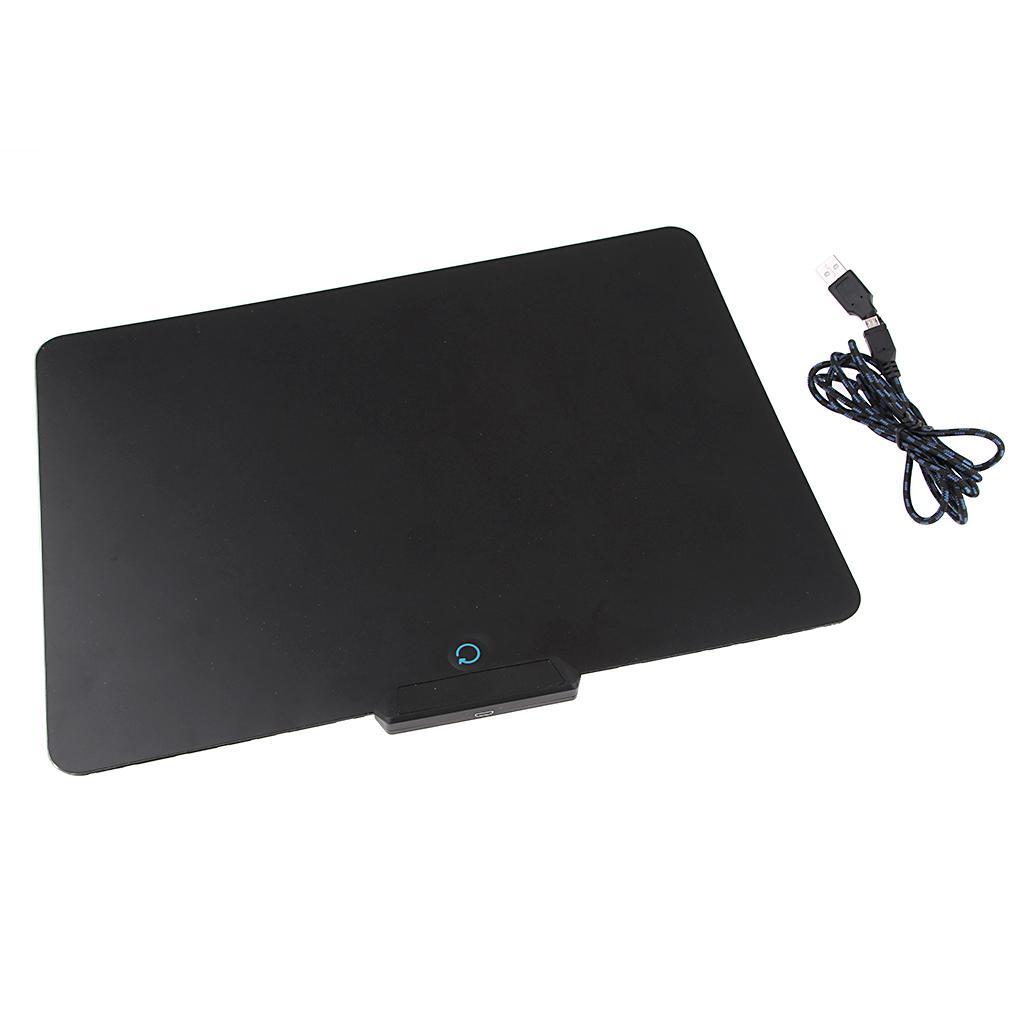 7 RGB Mode LED Gaming Mouse Pad Extra Large Size 14x11inch USB Powered