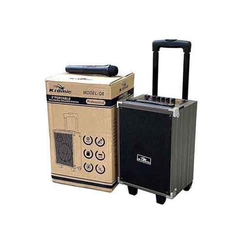 HỎA TỐC HCM - Loa kéo di dộng kiomic Q8 Tặng kèm 1 mic không dây