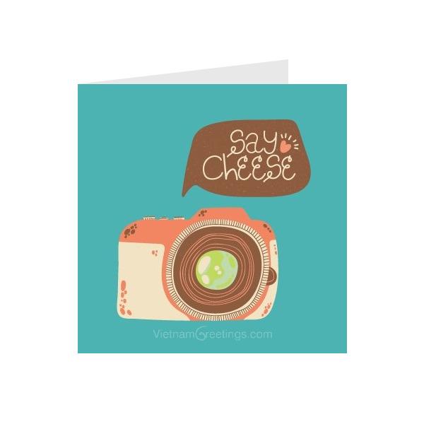 Thiệp sinh nhật Birthday - Thiệp Grey nhỏ 9x9cm kèm phong bì - 09JB21