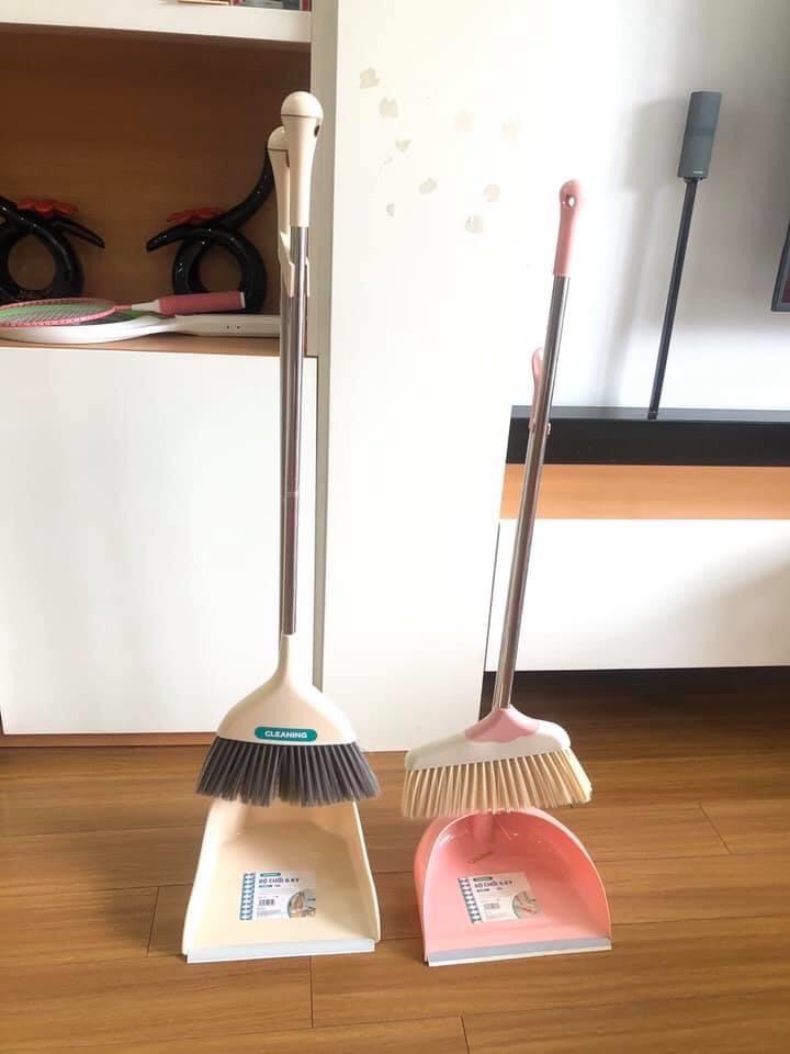 Bộ chổi và xẻng hót rác cao Inochi - ANTH325