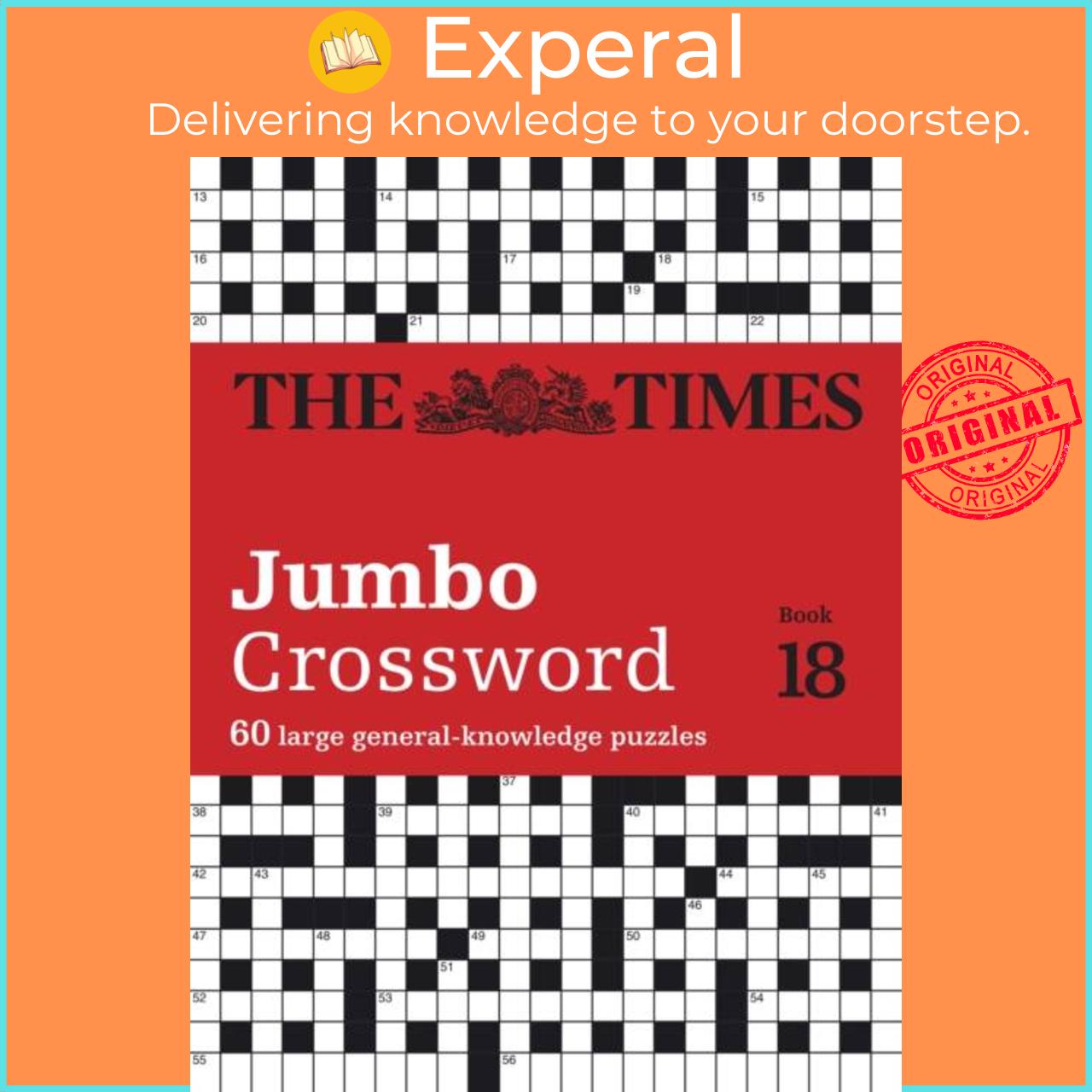 Sách - The Times 2 Jumbo Crossword Book 18 - 60 Large General-Knowledge  by The Times Mind Games (UK edition, paperback)