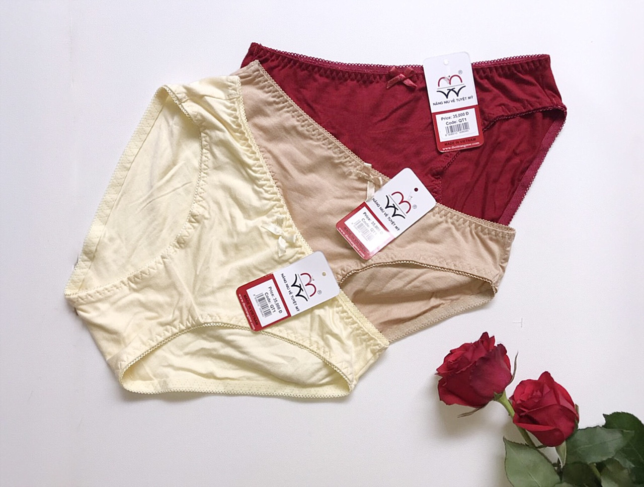 COMBO 5 QUẦN MW COTTON TRƠN -SIZE XL