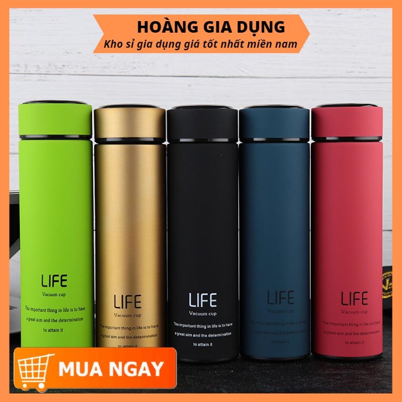 Bình Giữ Nhiệt Life 500ml INOX 304 Sơn Nhám Cao Cấp_ Tùy Chỉnh LOGO theo yêu cầu Q099