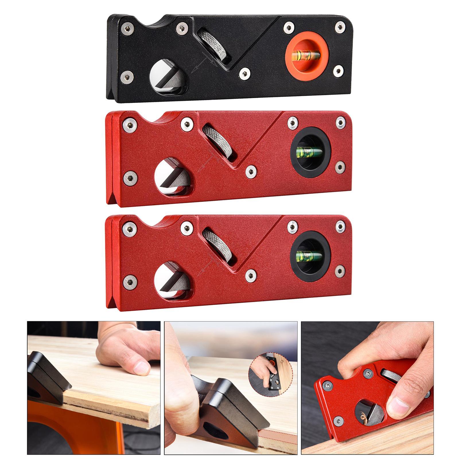 3x Adjustable Bevel Planer Woodworking Hand Plane for Edge Planing