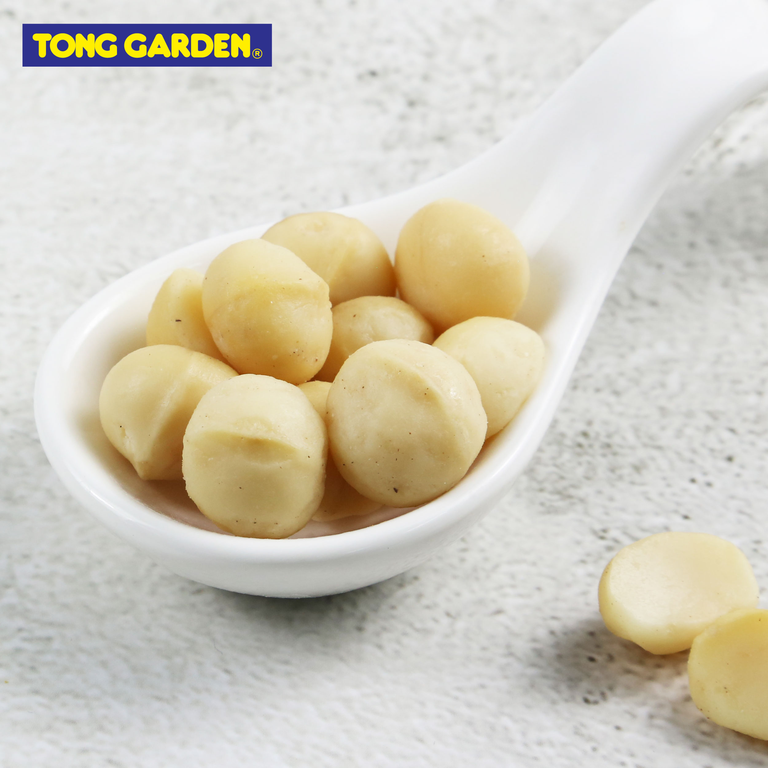HẠT MACCA RANG MUỐI TONG GARDEN LON 150G