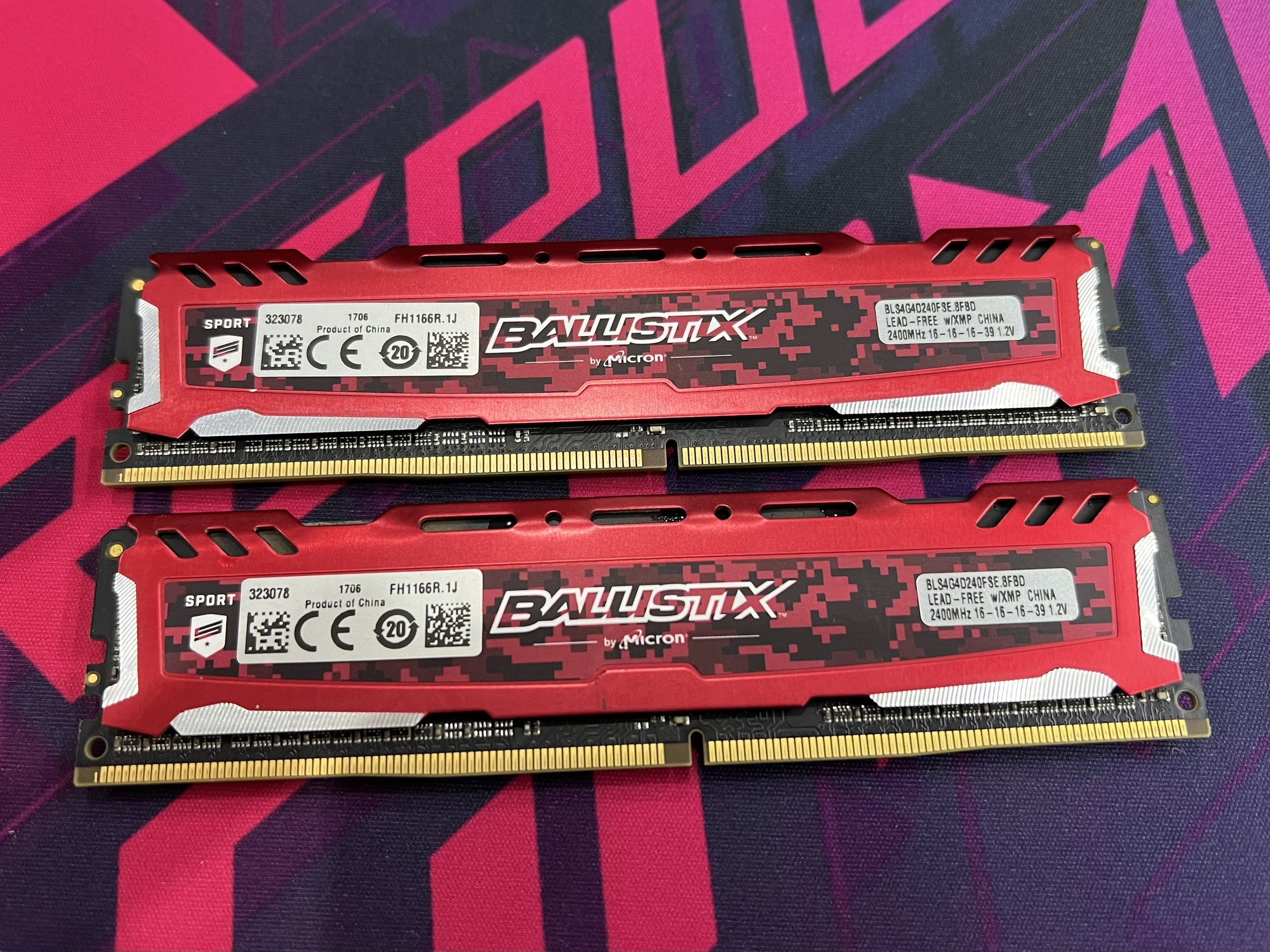 RAM Desktop Crucial Ballistix Sport LT 4GB DDR4 2400MHz UDIMM - Hàng Chính Hãng