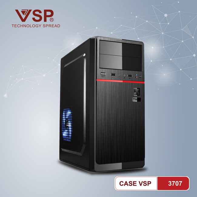 Vỏ Case Máy Tính VSP (ATX) 3707A - NTH - Hàng Nhập Khẩu