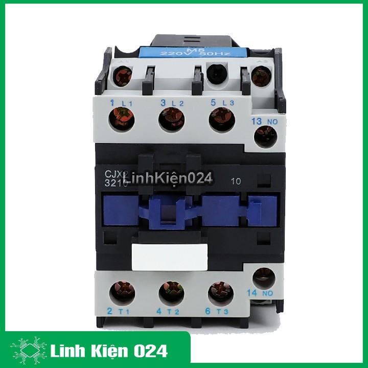 Khởi động từ contactor CJX2 380V thường mở NO vỏ chống cháy, công suất lớn