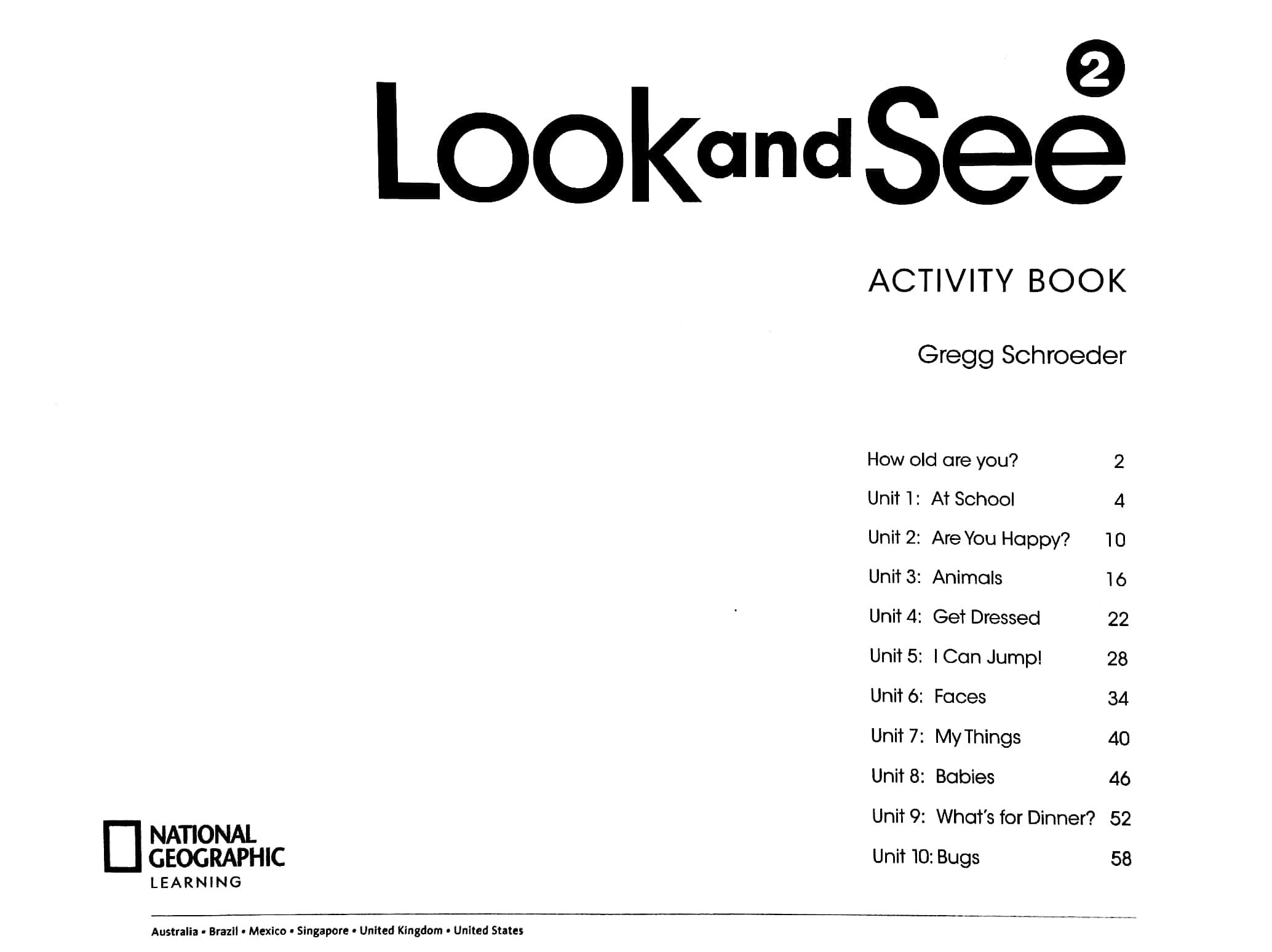 Look And See AME 2 Activity Book