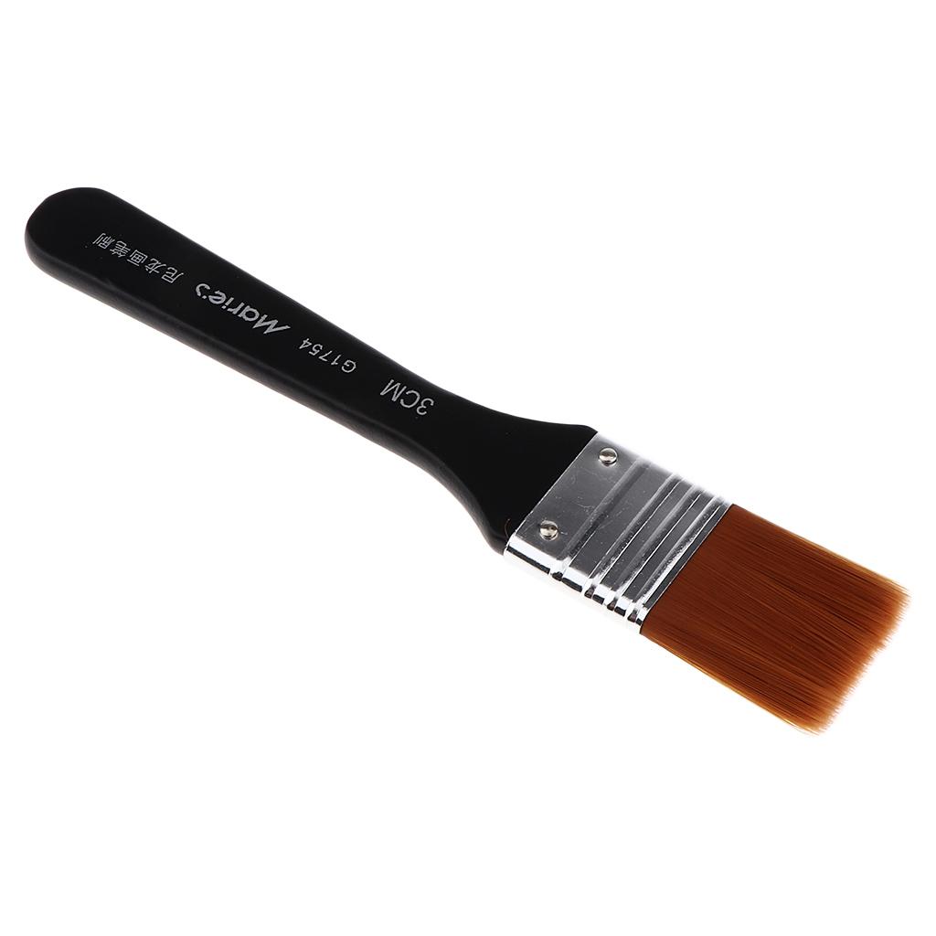 Nylon paint brush for acrylic watercolor wood wall watercolor art