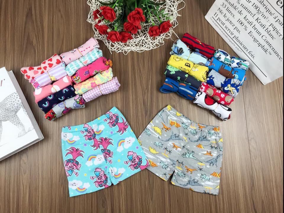 Quần đùi cotton cho bé, quần cộc mùa hè cho bé - giao mẫu ngẫu nhiên