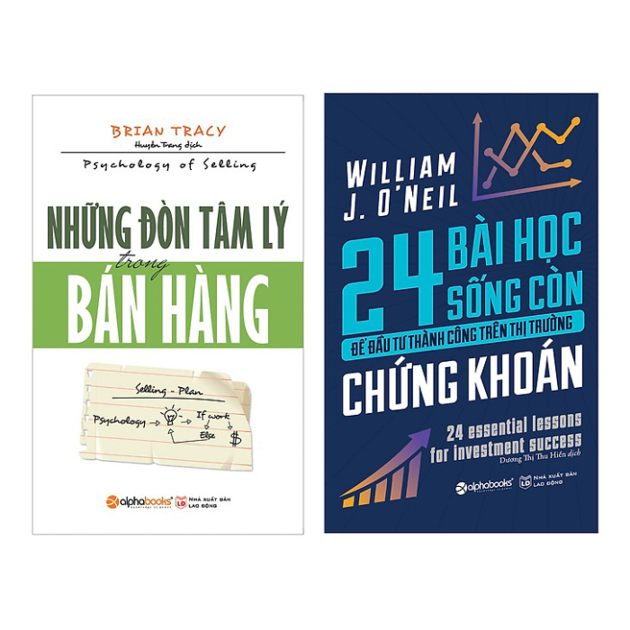 Combo Những Đòn Tâm Lý Trong Bán Hàng + 24 Bài Học Sống Còn Để Đầu Tư Thành Công Trên Thị Trường Chứng Khoán