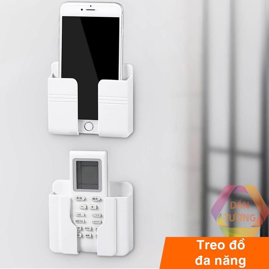 Kệ để điện thoại dán tường hộp đựng đồ remote đa năng _ Mẫu 02