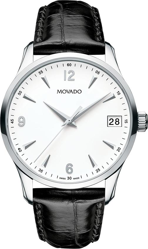 Đồng Hồ Nam Dây Da Movado 0606569 (40mm) - Đen