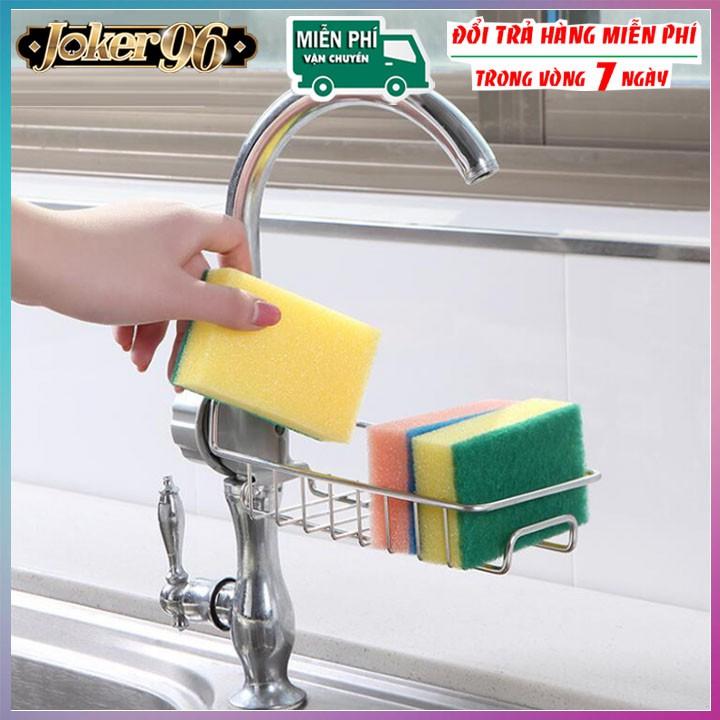 Kệ Để Đồ Rửa Chén Cạnh Vòi Rửa ️Chất Liệu Inox 304 ️ Giá treo inox tiện dụng, chắc chắn, dễ lắp đặt ở vòi