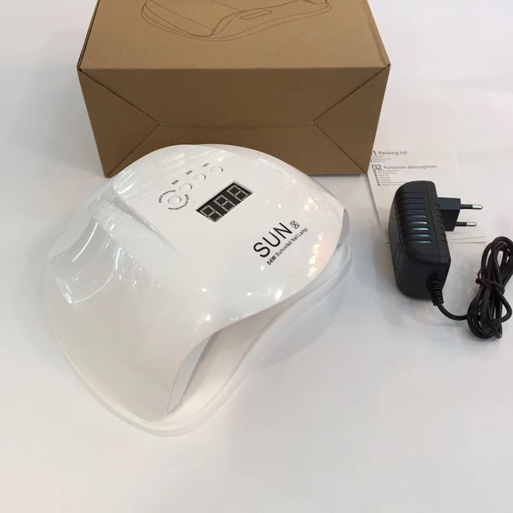 Máy Hơ Sấy Khô Móng Tay Chân Làm Khô Gel Sơn Nhanh Chóng Sun 5X Max Công Suất 180W 36 Bóng Đèn Led
