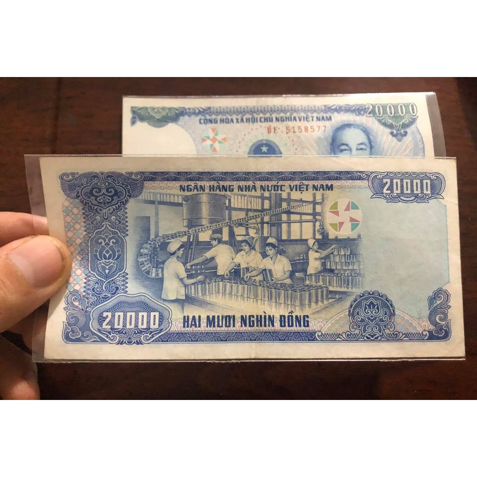 Tờ 20.000 đồng Việt Nam 1991, tiền xưa bao cấp sưu tầm