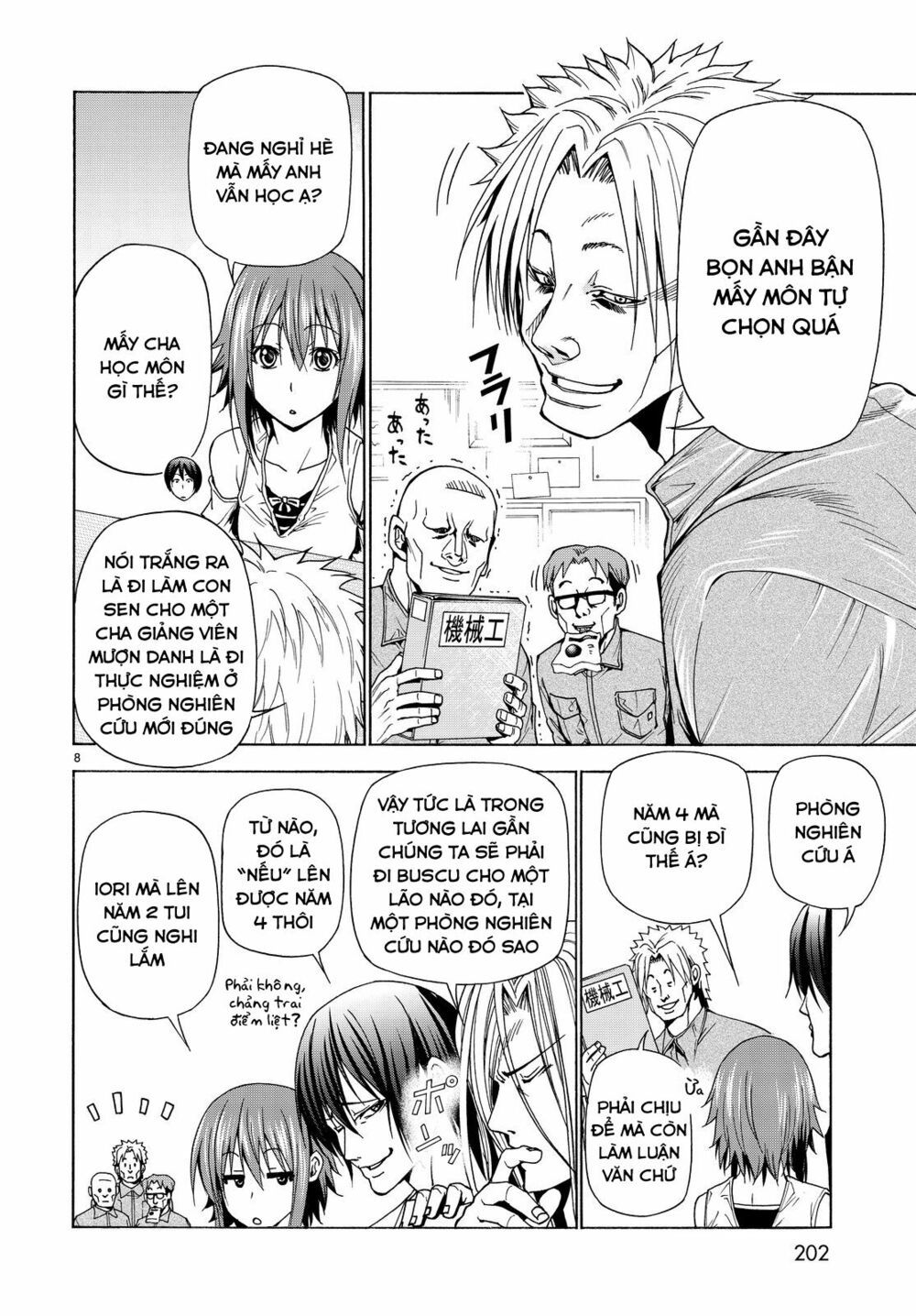 cô gái thích lặn - grand blue chapter 40 8