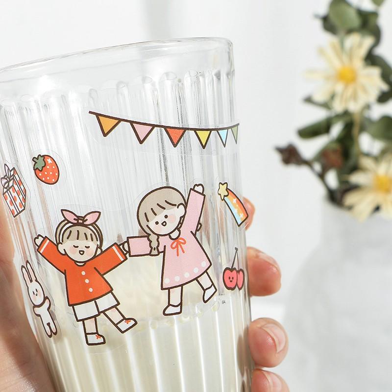 Set 2 tờ nhãn dán sticker họa tiết hoạt hình dễ thương ST183