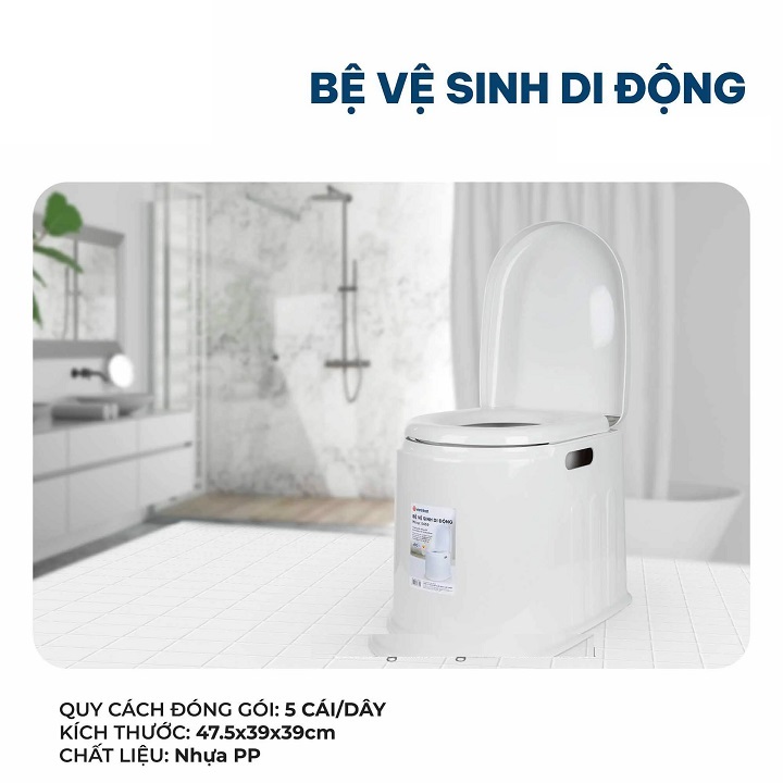 Ghế bô vệ sinh di động, dành cho người già, bà bầu tiện ích dễ sử dụng và vệ sinh