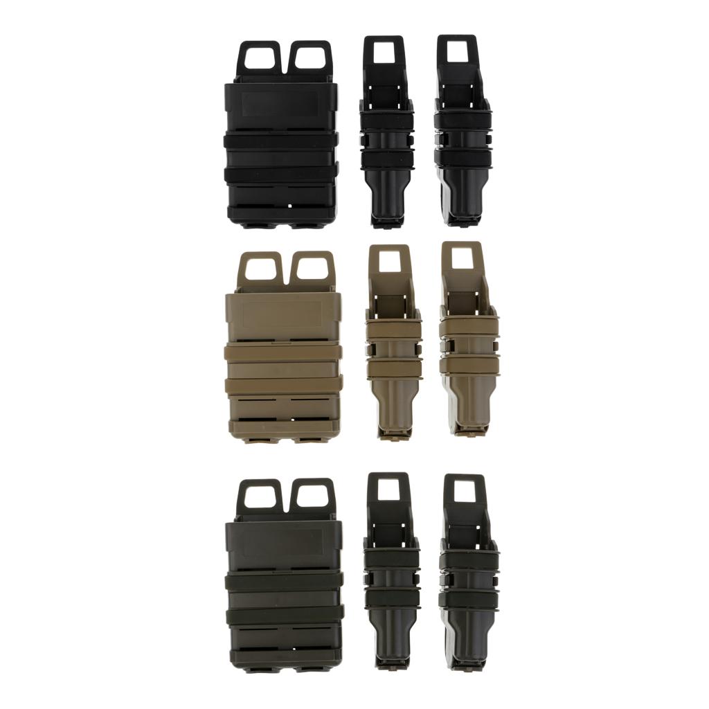 2 in 1 Tactical Fast Mag Pouch Holster Set Pack Bag Tool Pocket,Hunting