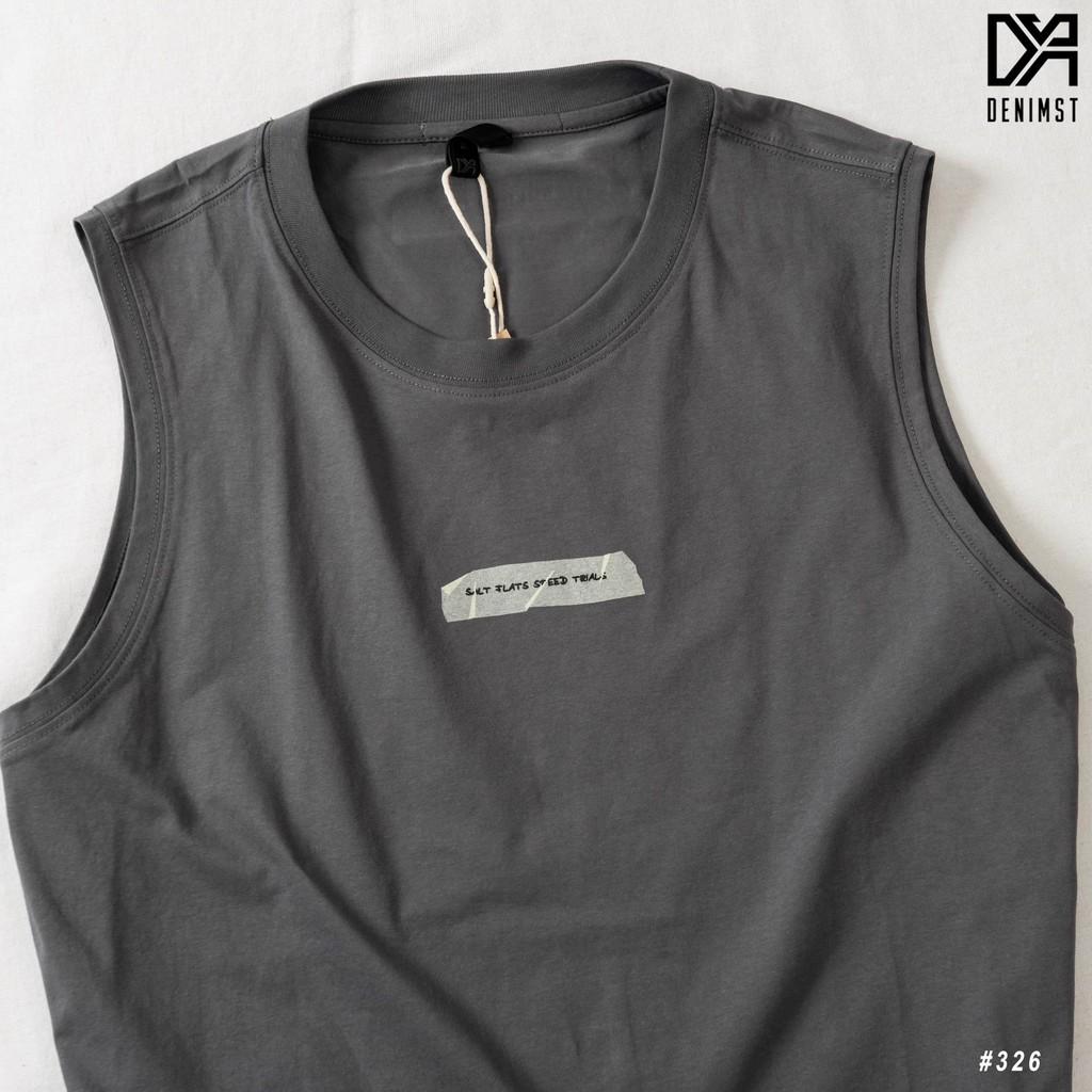 Áo tanktop SALT DENIMST chất vải cotton 100% cõ dãn, thoáng mát,thấm hút mồ hôi, form regular fit 326