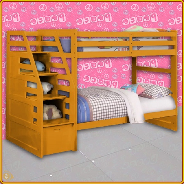 Giường 2 tầng Tundo màu vàng