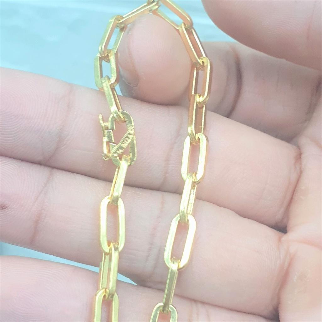 Lắc Tay Xích Vuông Cao Cấp Vonfram- Dùng vĩnh viễn không phai màu không kiêng mồ hôi