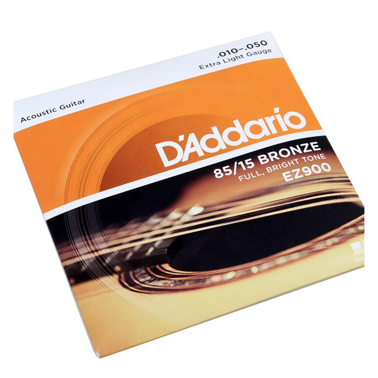 D'Addario EZ900 - Bộ Dây Đàn Guitar Acoustic Cỡ 10 (.010-.050) - Chính Hãng (85/15 Bronze Strings Ghi-ta) - Kèm Móng Gảy DreamMaker