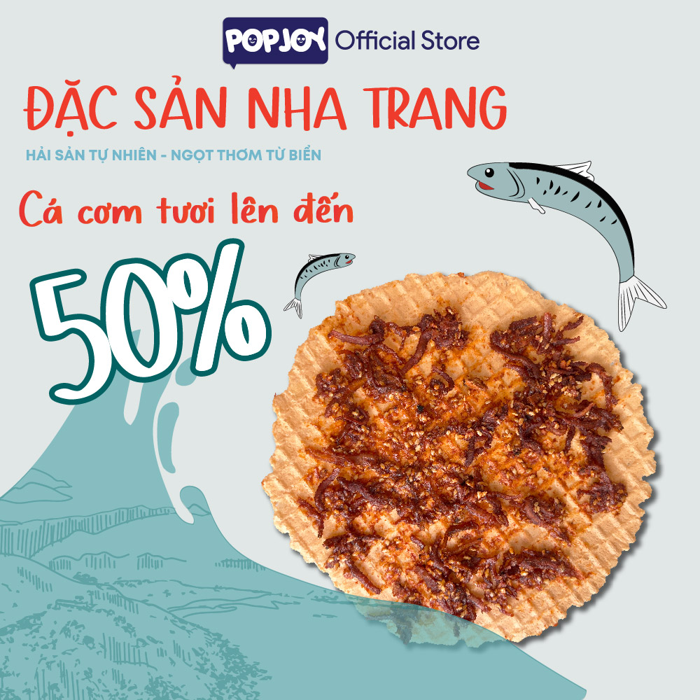 Combo 4 Vị Bánh Tráng Nướng Popjoy 125gram-Đặc Sản Nha Trang-Tôm Tươi, Mực Tươi, Cá Cơm Tự Nhiên, Pizza Gà Nướng Phô Mai